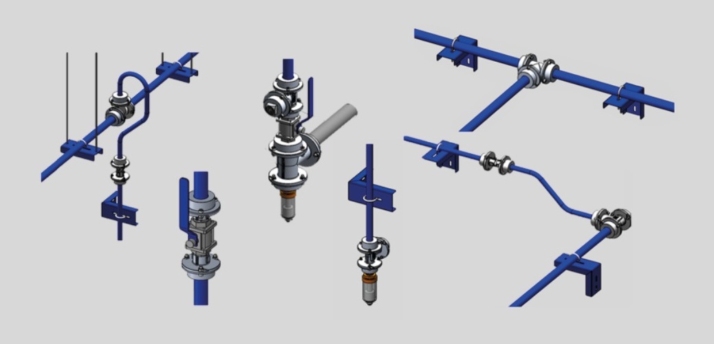 MODFLEX COMPRESSED AIR AND WATER DISTRIBUTION SYSTEM